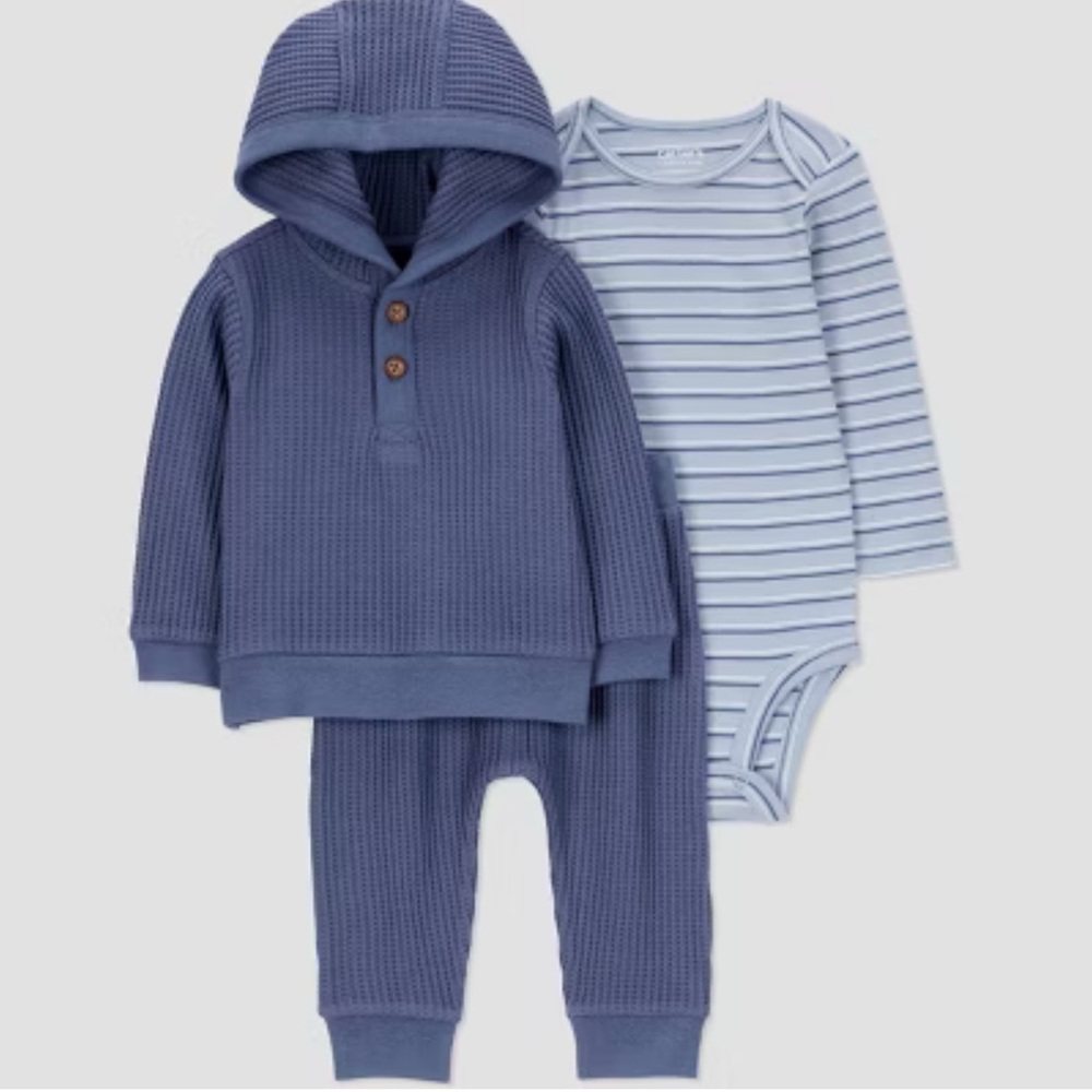 Carters baby boy Striped top and bottom 3 piece set
